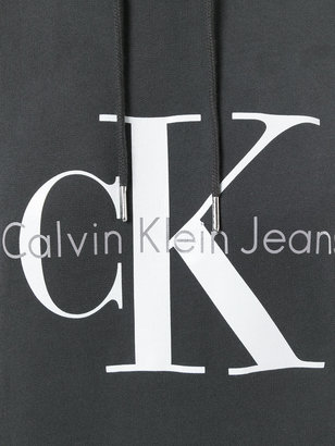 CK Calvin Klein Ck Jeans logo hooded sweatshirt