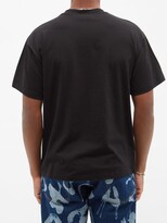 Thumbnail for your product : Aries Temple Logo-print Cotton-jersey T-shirt - Black