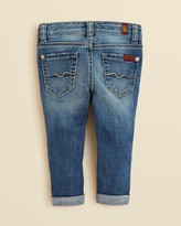 Thumbnail for your product : 7 For All Mankind Girls' Skinny Crop & Roll Denim Capris - Sizes 2T-4T
