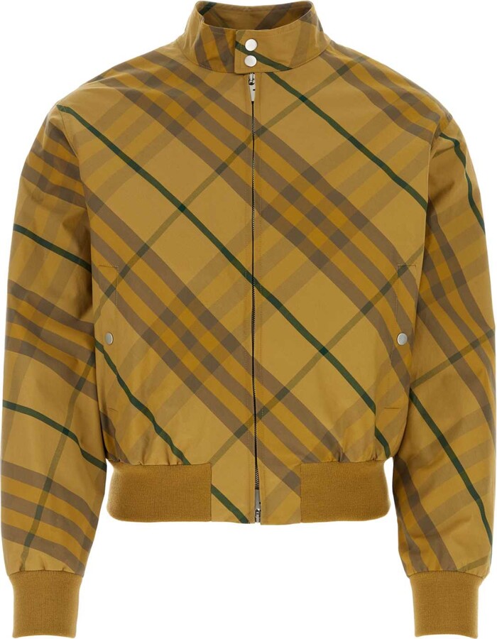 ジャケット BURBERRY EMBROIDERED POLYESTER BLEND BOMBER JACKET Burberry - Wool and leather bomber jacket