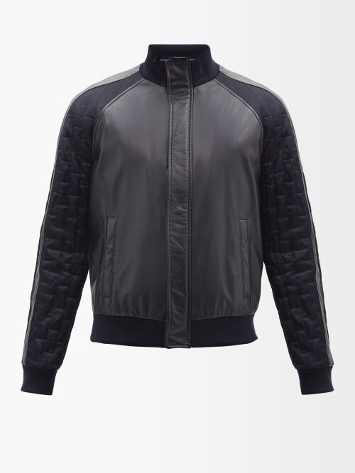 Armani Leather Jacket Mens | Shop the world's largest collection 
