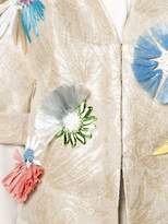 Thumbnail for your product : DELPOZO appliquéd floral jacquard jacket