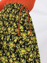 Thumbnail for your product : Paul Smith Floral-Print High-Waist Skirt