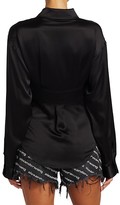 Thumbnail for your product : alexanderwang.t Twisted Button-Down Top