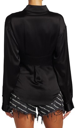 alexanderwang.t Twisted Button-Down Top