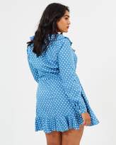 Thumbnail for your product : Polka Dot Wrap Tea Dress