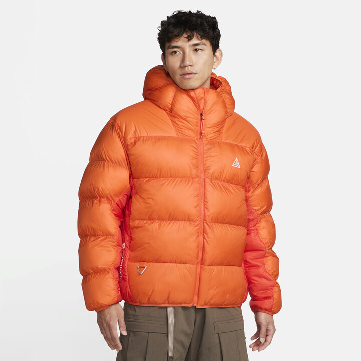 Nike Unisex ThermaFIT ADV ACG "Lunar Lake" Puffer Jacket in Orange ShopStyle Plus Size Outerwear