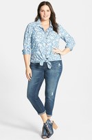 Thumbnail for your product : 7 For All Mankind Seven7 Easy Fit Skinny Jeans (Equation) (Plus Size)