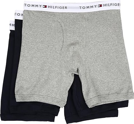 Tommy Hilfiger Cotton Boxer Brief 3-Pack (Dark Navy) Men's Underwear -  ShopStyle