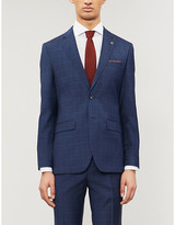 Thumbnail for your product : Ted Baker Debonair checked regular fit wool blazer