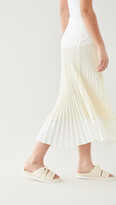 Thumbnail for your product : Proenza Schouler White Label Colorblock Pleated Crepe Skirt