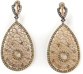 Thumbnail for your product : Loree Rodkin Filigree Diamond Tear Drop Earrings