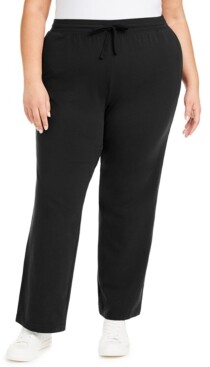 plus size drawstring capris