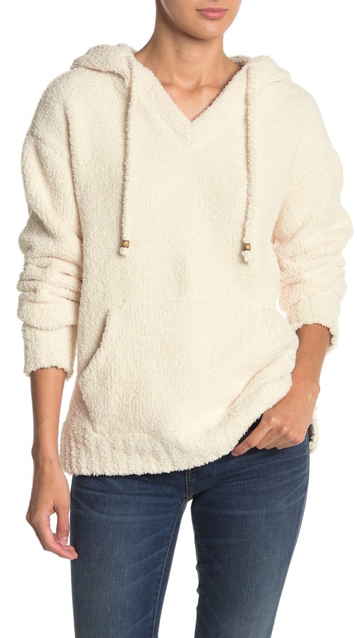 thread and supply cozy fleece hoodie