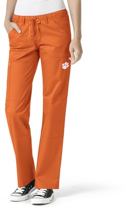 orange cargo pants womens