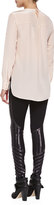 Thumbnail for your product : BCBGMAXAZRIA Lacie Sequined-Stripe Ponte Leggings