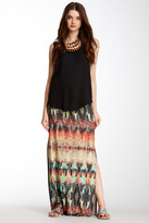 Thumbnail for your product : Weston Wear Anna Printed Foldover Skirt