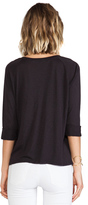 Thumbnail for your product : Michael Stars 3/4 Raglan Wide Scoop Neck