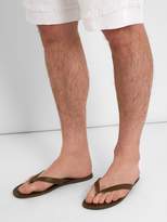 Thumbnail for your product : Ancient Greek Sandals Hero Leather Flip Flops - Mens - Khaki