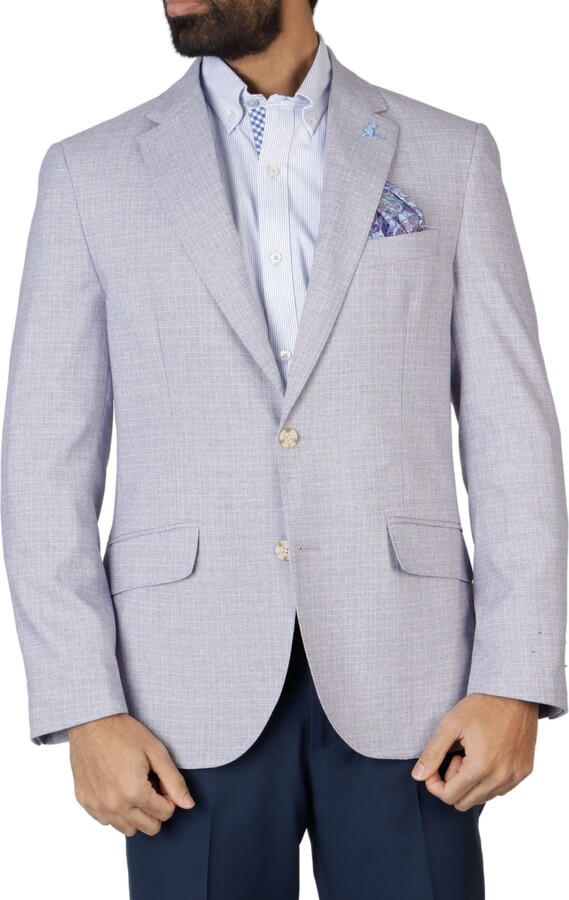 Tailorbyrd Modern Fit Mini Shadow Plaid Sport Coat