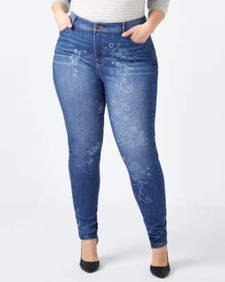 Penningtons Petite Slightly Curvy Fit High Rise Skinny Jean - d/C Jeans