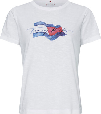 Tommy Hilfiger Cotton T-shirt With Detail - ShopStyle