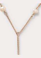 Thumbnail for your product : Ralph Lauren Gold Drop-Chain Pearl Necklace