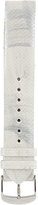 Thumbnail for your product : Philip Stein Teslar 20mm Karung Lizard Watch Strap, Silver/White