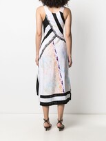 Thumbnail for your product : Koché Mixed-Print Midi Dress