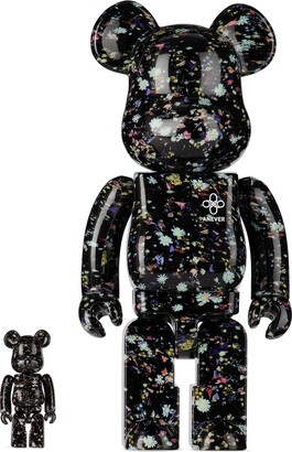 BE@RBRICK ANEVER BLACK 100％ & 400％ Medicom Toy Black ANEVER 100％ & 400% Bearbrick - ShopStyle Artwork