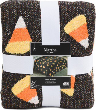 TJMAXX Candy Corn Blanket, Polyester
