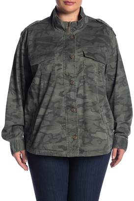 SUPPLIES BY UNION BAY Carlyle Camo Utility Shirt Jacket (Plus Size)