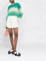 Thumbnail for your product : Ganni Logo-Embroidered Drawstring Track Shorts