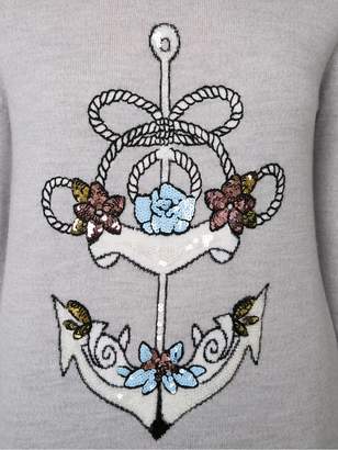 Markus Lupfer anchor embellished sweater