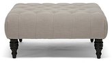 Thumbnail for your product : Baxton Studio Keswick Beige Linen Modern Tufted Ottoman