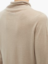 Thumbnail for your product : Raey Sheer Raw-edge Funnel-neck Cashmere Sweater - Grey