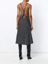 Thumbnail for your product : Haider Ackermann V-neck striped dress