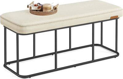 17 Stories Collection - Storage Bench For Entryway Ottoman Be...