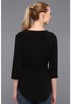 Thumbnail for your product : Calvin Klein Solid Tunic Matte Jersey w/ Belt