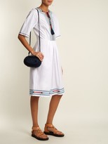 Thumbnail for your product : Talitha Collection Anita Embroidered Cotton Dress - White