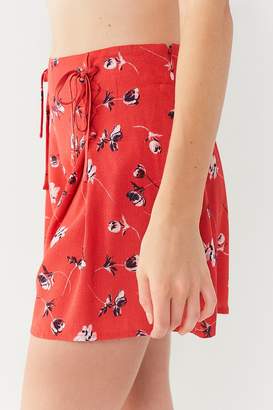 Urban Outfitters Lulu Lace-Up Flutter Short