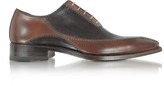Thumbnail for your product : Forzieri Dark Brown Italian Handcrafted Leather Oxford Shoes