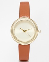 Thumbnail for your product : ASOS Textured Dial Watch