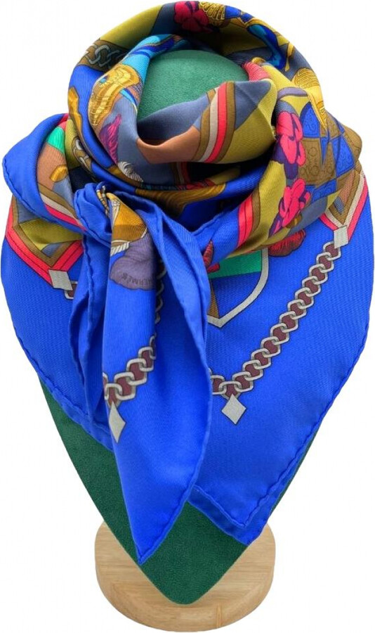 Hermes Silk handkerchief ShopStyle Hair Accessories