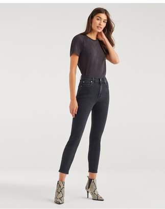 7 For All Mankind Luxe Vintage High Waist Slim Jean In Moon Shadow