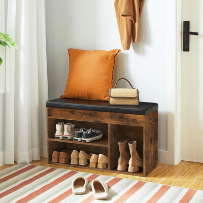 5 Pair Shoe Storage Bench
