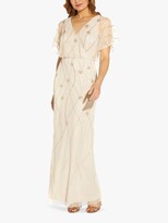 Thumbnail for your product : Adrianna Papell Beaded Dress, Soft Silk