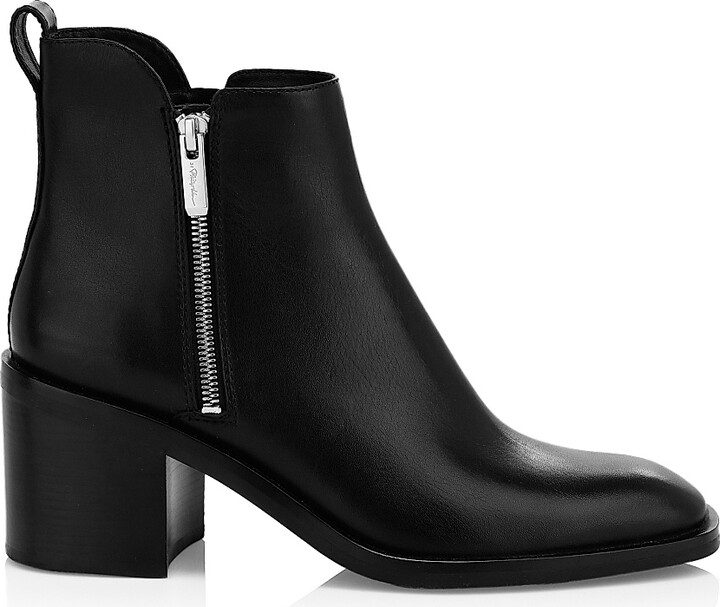 3.1 Phillip Lim Women's Alexa Leather Ankle Boots - Black - Size 5