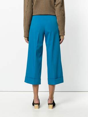 Marni Techno wide leg capri trousers