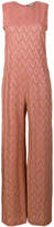 M Missoni patterned wide leg jumpsuit 